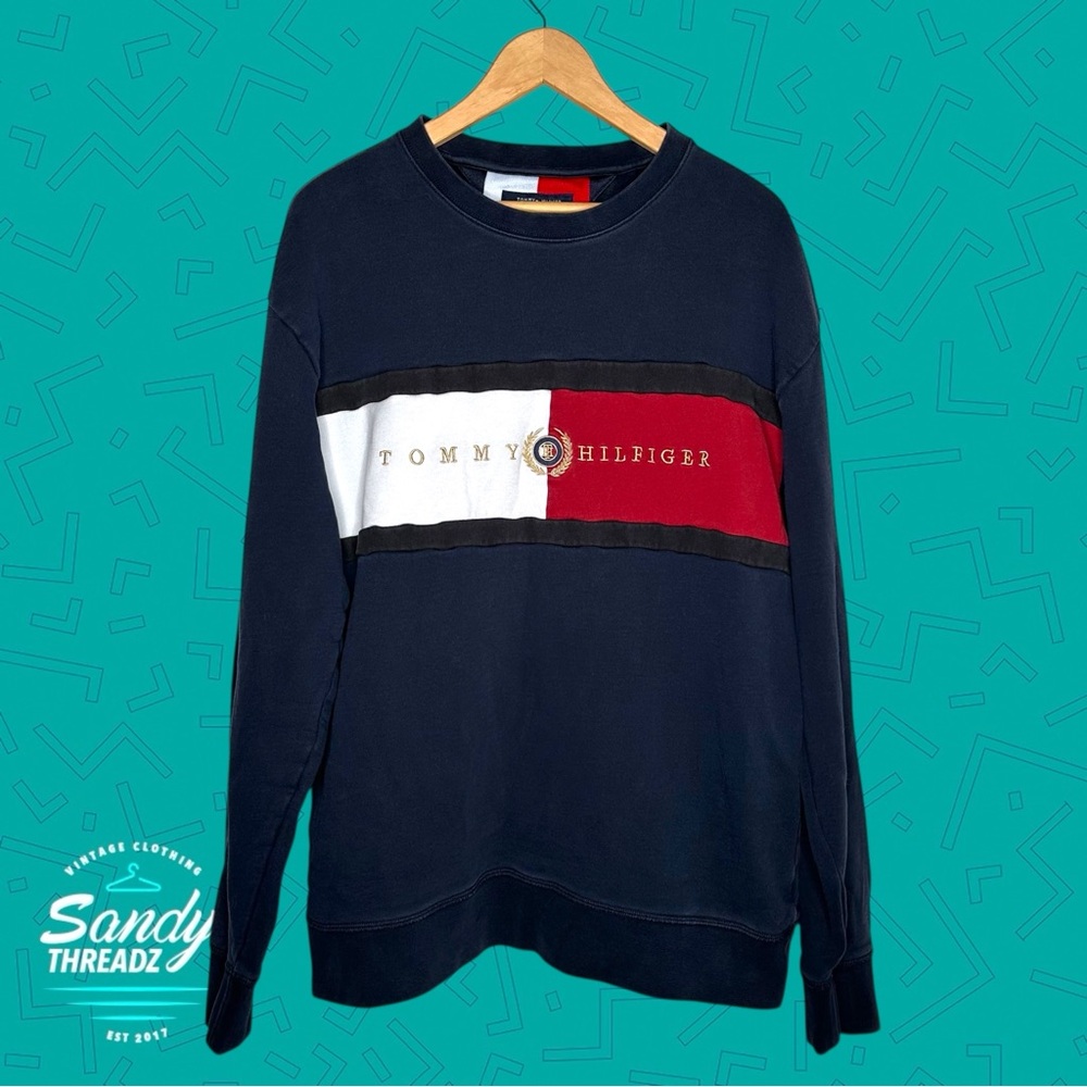 Tommy Hilfiger big logo Crewneck sweatshirt - Picture 3 of 8